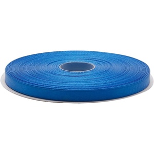 image:image14 Inches x 50 Yards Double Face Solid Satin Ribbon Roll Blue