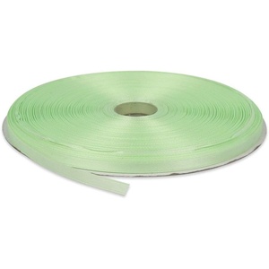 image:image14 Inches x 50 Yards Double Face Solid Satin Ribbon Roll Light Green