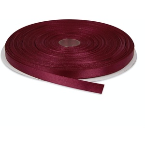 image:image38 Inches x 50 Yards Double Face Solid Satin Ribbon Roll Burgundy