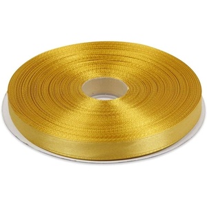 image:image38 Inches x 50 Yards Double Face Solid Satin Ribbon Roll Gold