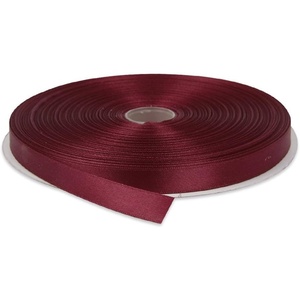 image:image58 Inches x 50 Yards Double Face Solid Satin Ribbon Roll Burgundy