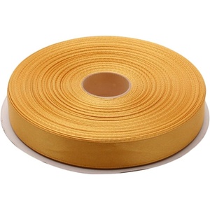 image:image58 Inches x 50 Yards Double Face Solid Satin Ribbon Roll Gold