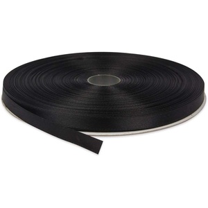 image:imageBlack Ribbon  38 Inch x 50 Yards Double Face Solid Satin Roll  Elegant Black Ribbon for Gift Wrap Hair Wedding Sewing Crafts