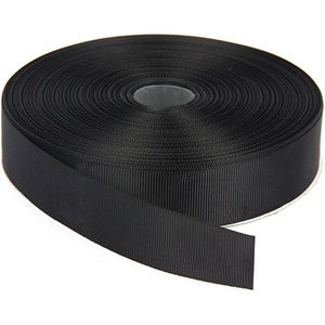 image:imageTopenca Supplies 1 Inch x 50 Yards Double Face Solid Grosgrain Ribbon Roll Black