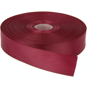 image:imageTopenca Supplies 1 Inch x 50 Yards Double Face Solid Grosgrain Ribbon Roll Burgundy