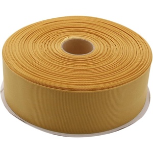 image:imageTopenca Supplies 112 Inches x 50 Yards Double Face Solid Grosgrain Ribbon Roll Gold
