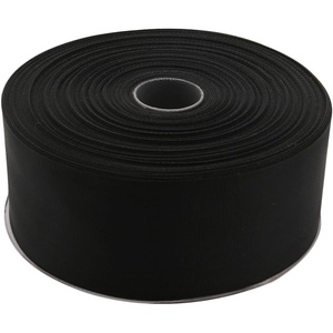 image:imageTopenca Supplies 2 Inches x 50 Yards Double Face Solid Grosgrain Ribbon Roll Black